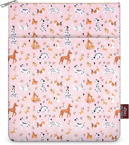 Funda de libro para amantes de los libros con cremallera, protector de libros de nerd de libros, fundas de libro para tapa dura, lavable,