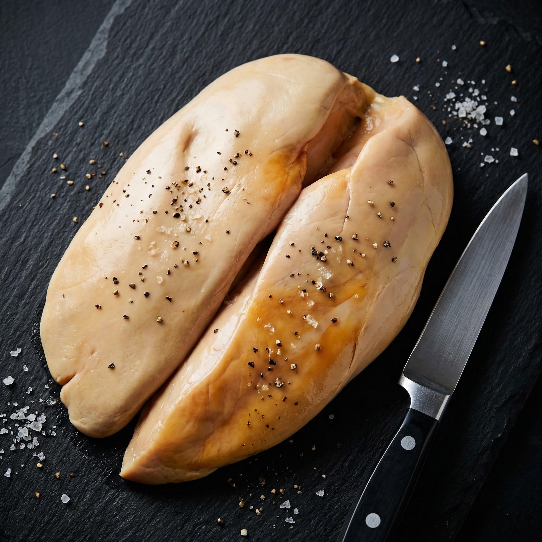 Lóbulo de foie gras de pato crudo desventado 390g +/-65g