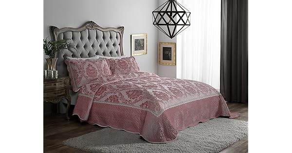 Tac 71126091 June Yatak Ortusu Seti Cift Kisilik Pudra Amazon Com Tr