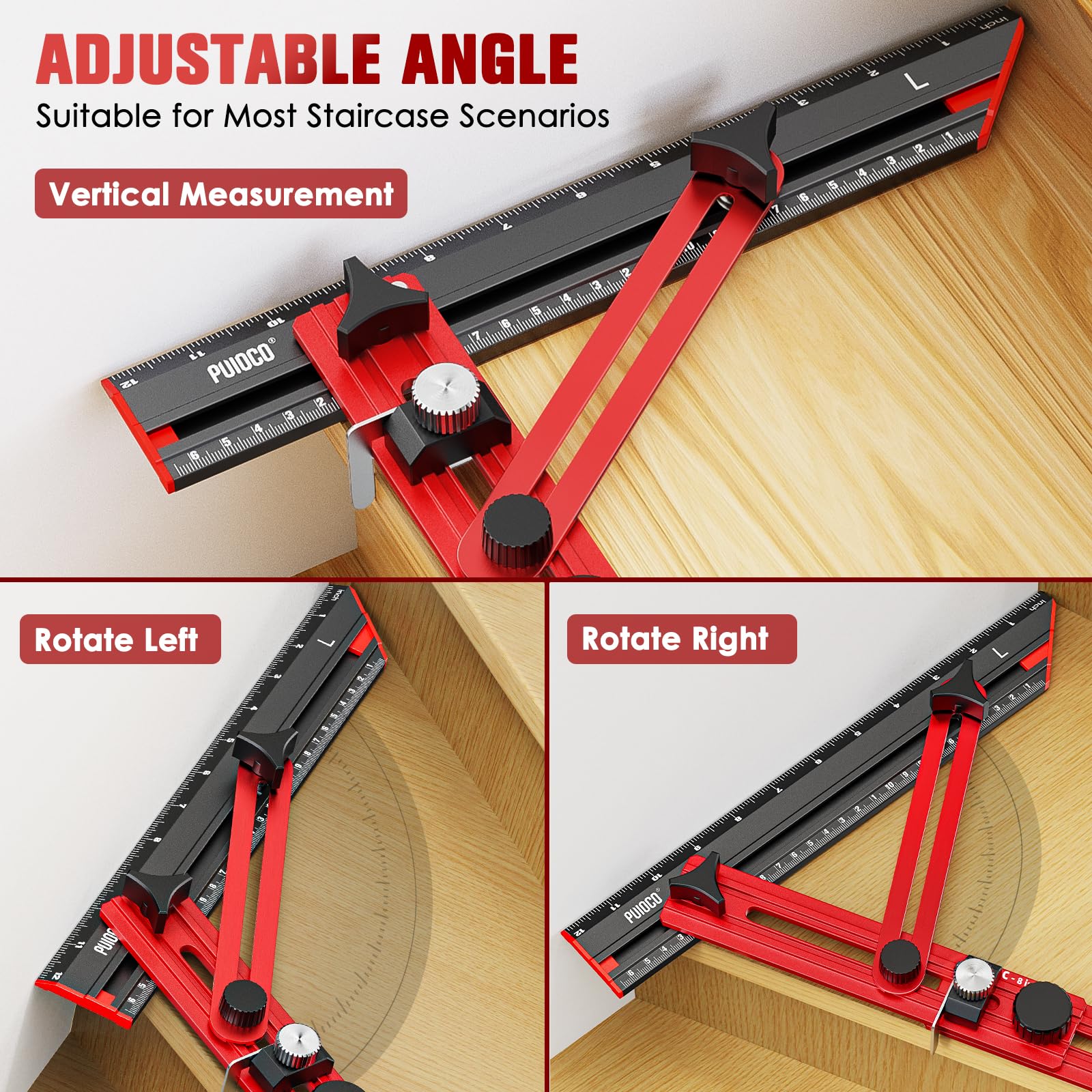 Stair Tread Template Tool - Precise Measurements -7 Stair Tread Template Tool - Precise Measurements -7