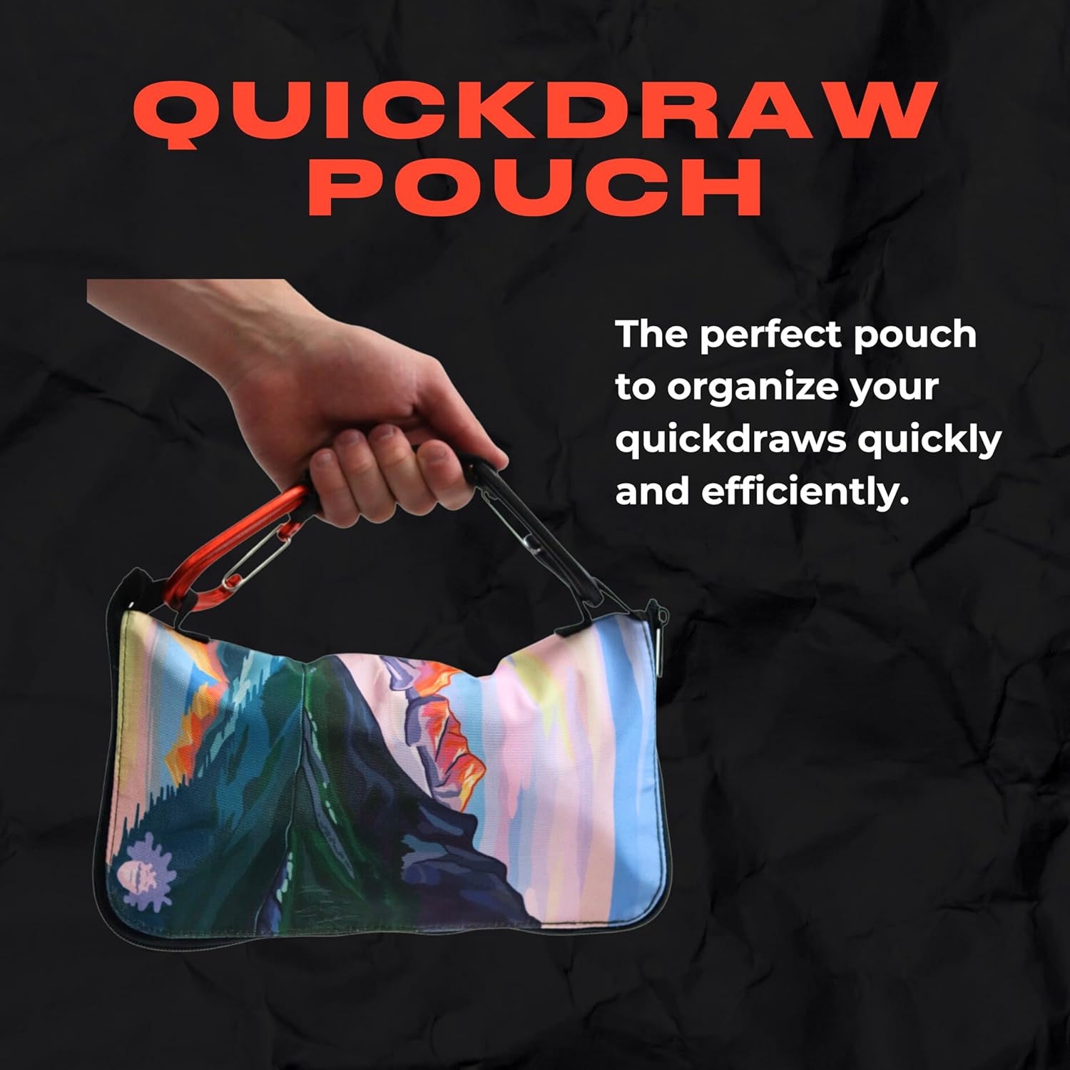 Tetons Quickdraw Pouch | Rock Climbing Quickdraw Organization | for Storage & Protection | Easy-Carry