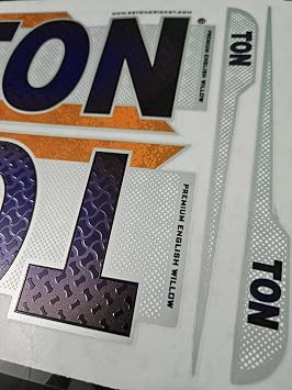 AYN Cricket Bat Sticker 3D Embossed English Willow Fiber Tape Sports Accessories Protection, RSVR Purple
