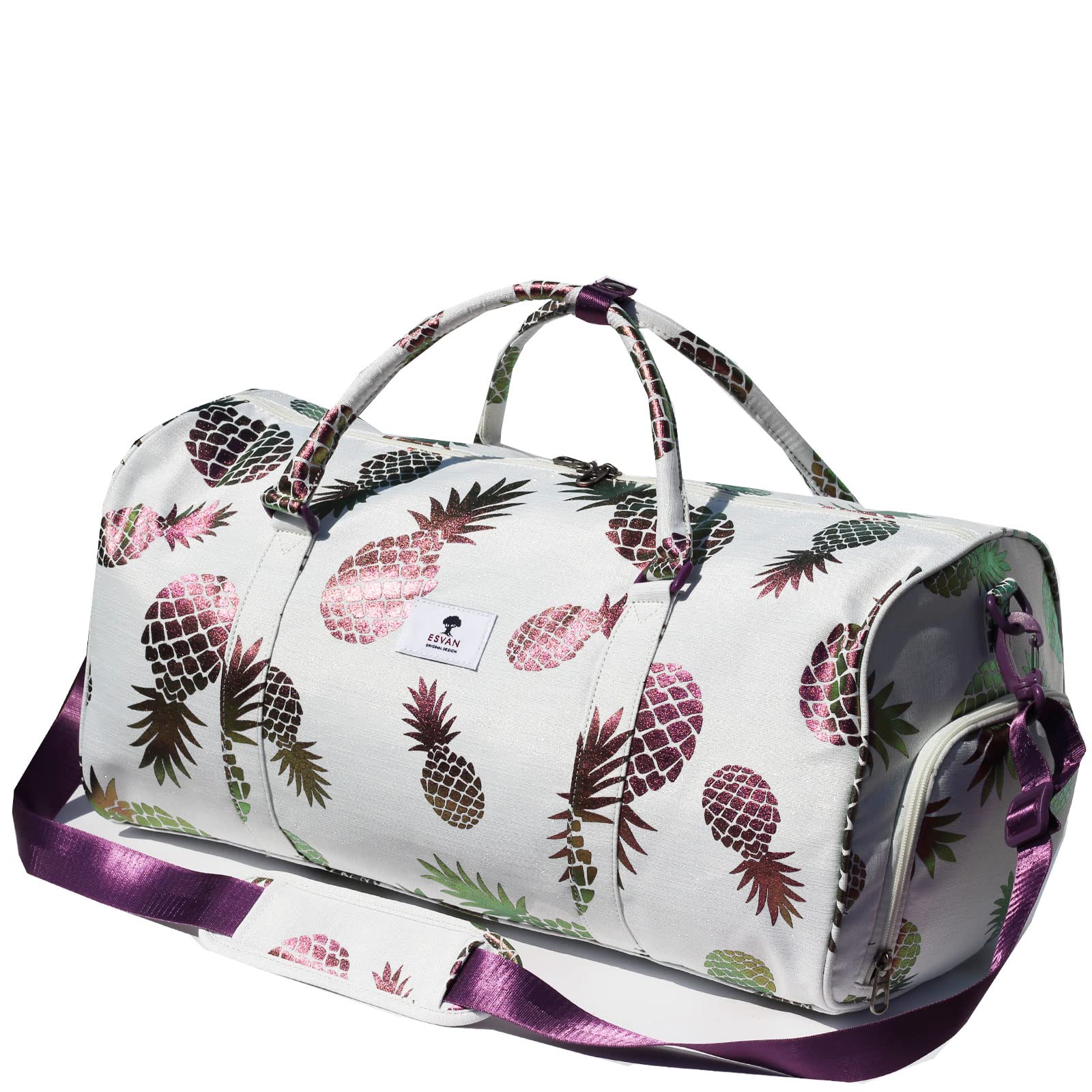 Original Floral Water Resistant Duffel Bag Gym bag Weekender Travel Bag for Gym Beach Travel Daily Bags