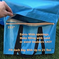 Vista 2 de Rise8 - Alforjas no restrictivas para estabilizar el túnel de agilidad del perro (azul)