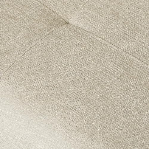 Miniatura 5 de Sofá modular modular en forma de L de 3 plazas con otomana móvil, tapicería de chenilla, estructura de espuma completa, sofá convertible sin hueso