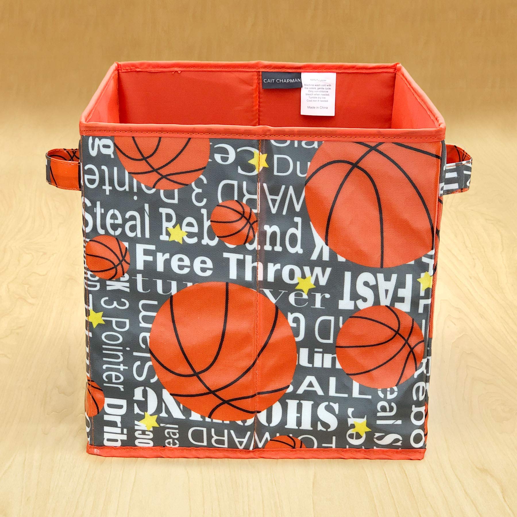 Passion for Basketball Collection (Storage Bin-Pewter)