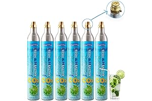 Threaded CO2 Cylinder Exchange Set for Terra Compatible Sodastream