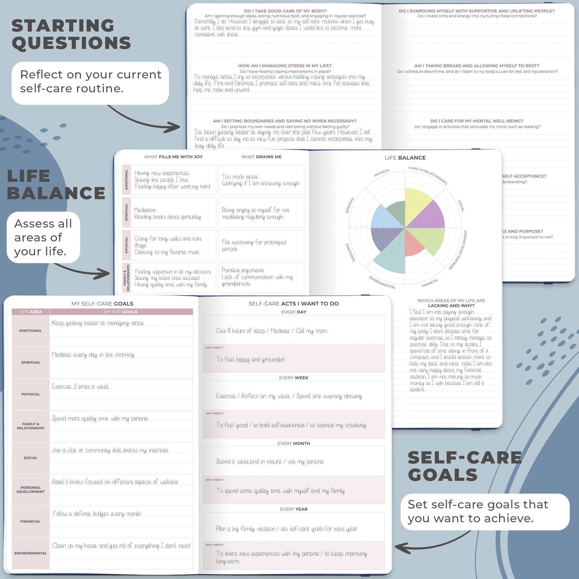 Clever Fox Self-Care Journal PRO, Wellness & Daily Reflection Notebook, Mental Health - Image 4