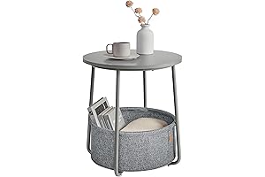 Dove Gray and Slate Gray Overstock Outlet Furniture Side Table
