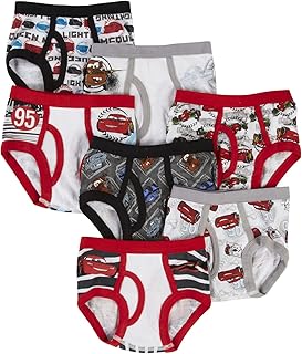 Boys' Pixar Cars 100% Cotton Underwear with Lightning...