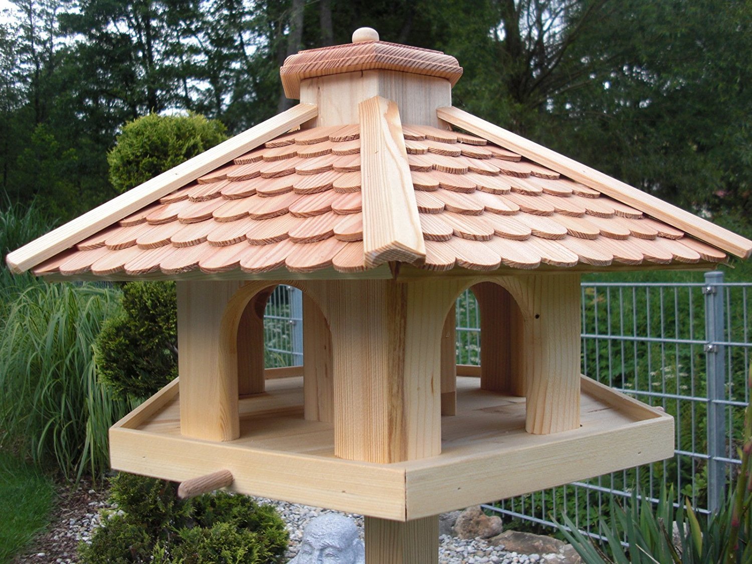Maisons D'oiseaux Pour La Maison D'oiseaux à Oiseaux En Bois à L'extérieur Multi-Trou Avec 6 Trous Cabine D'oiseau Pour Décoration De Jardin Extérieur, Maison D'oiseau à Trous Multiples