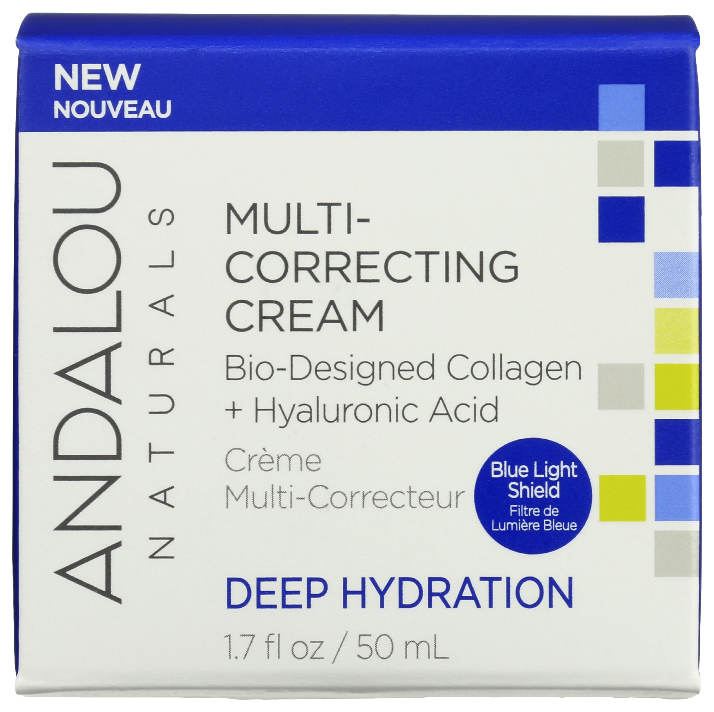 Andalou Naturals Deep Hydration Multi Correcting Cream, 1.7 Oz
