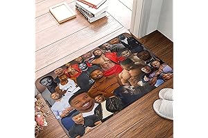 Soft Plush Jordan 1-Inspired Entryway Rug Adds Courtside Flair to Your Home