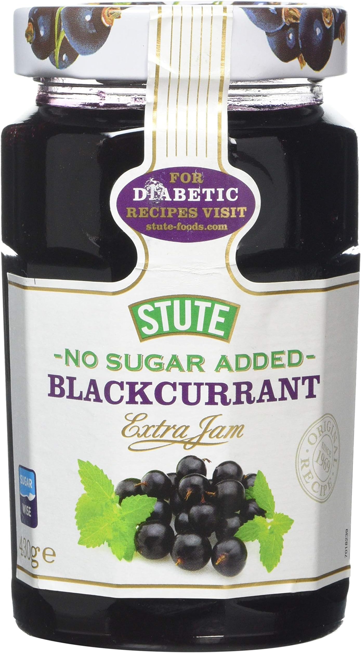 STUTE Diabetic Blackcurrant Extra Jam 430g (PACK OF 1)