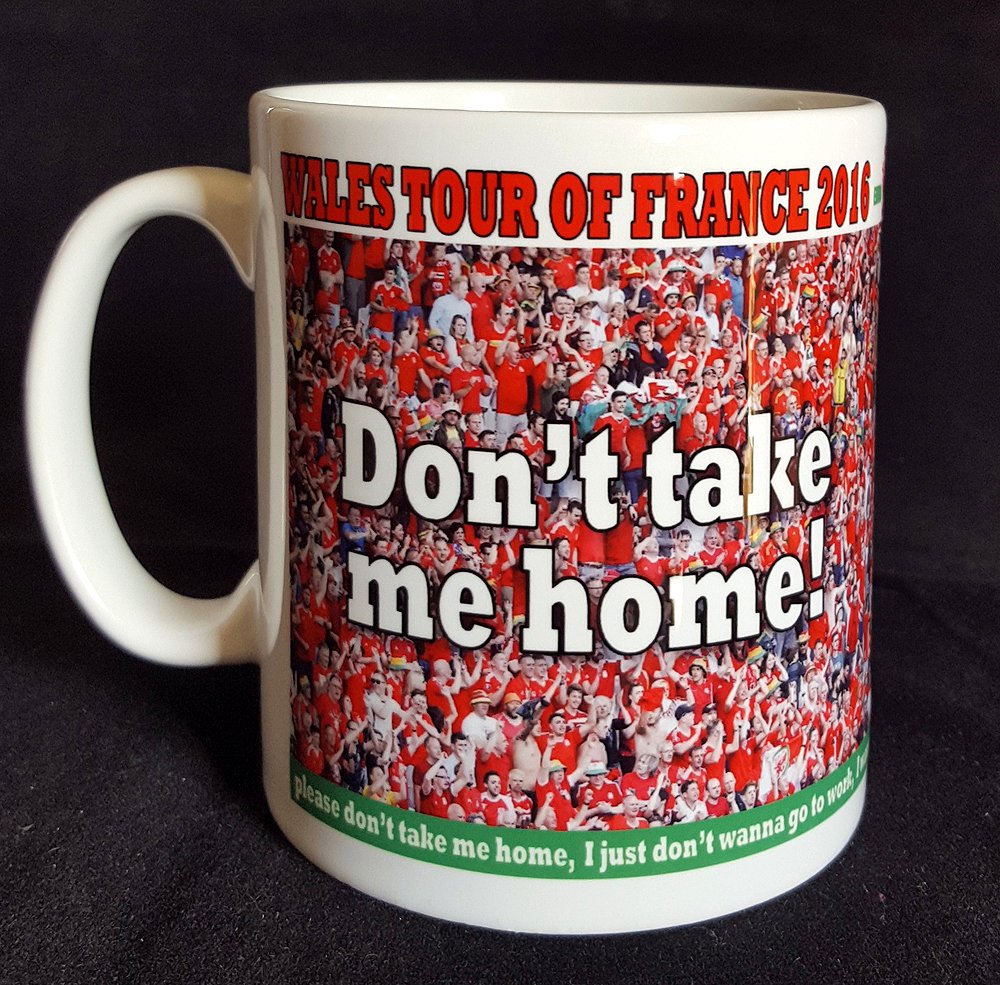 Wales Football Mug - Don't take me home - Euro 2016