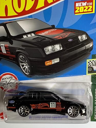 Miniatura 2 de DieCast Hot Wheels '87 Ford Sierra Cosworth Retro Racers 1/10 [Negro] 33/250