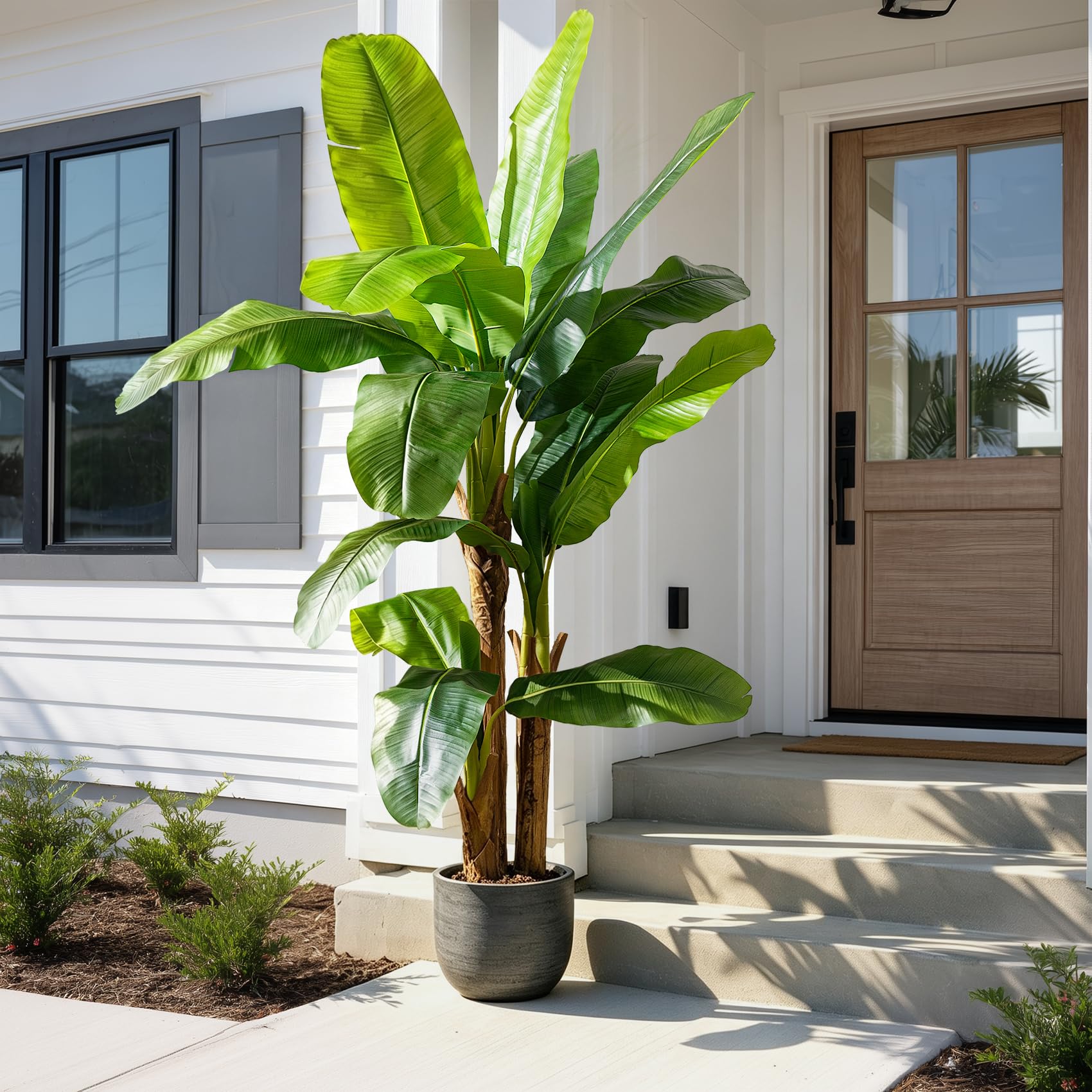 Kgabbke Big Faux Tropical Banana Tree