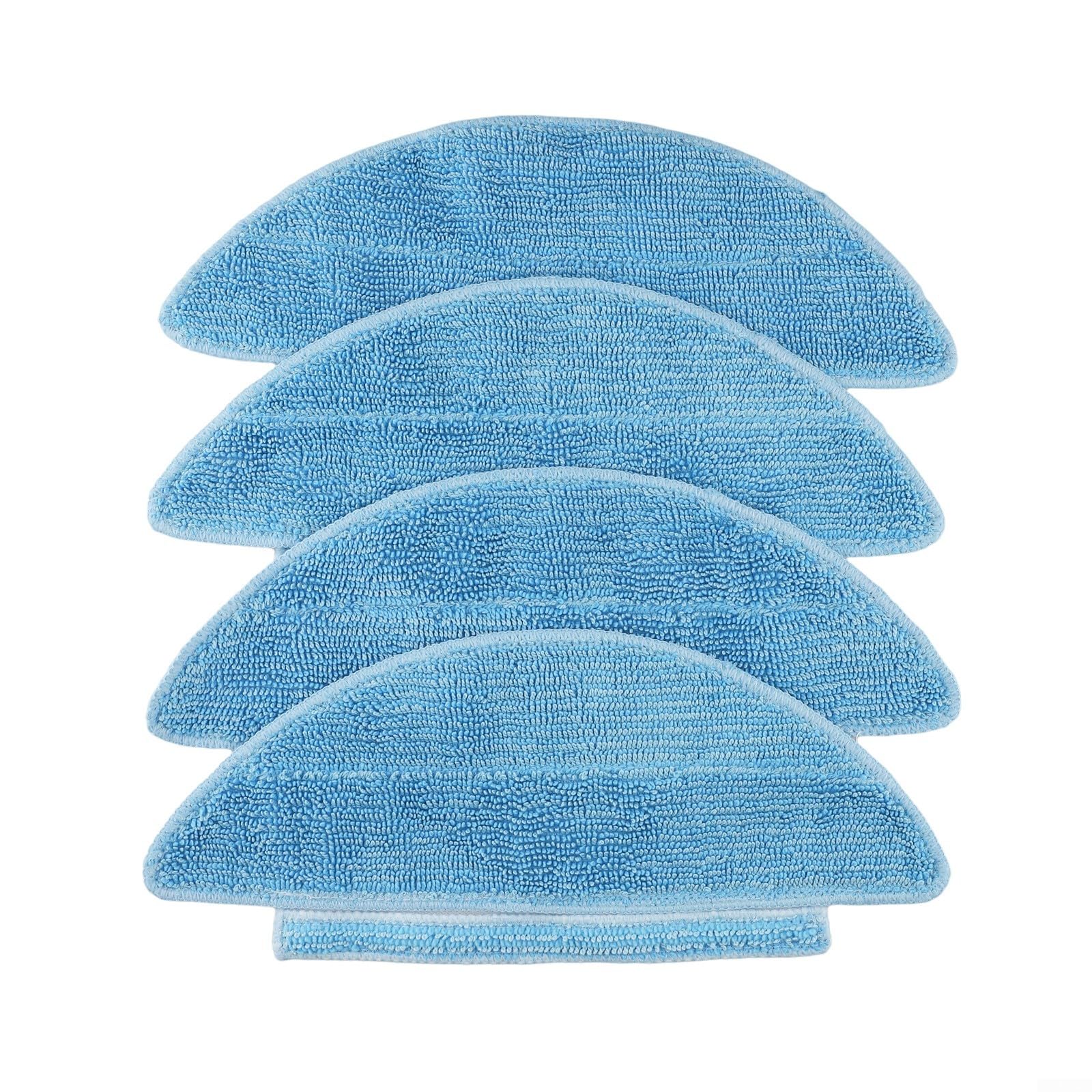 Piezas de repuesto lavables de microfibra para aspiradora robot MEDION X20 SW+ MD 11415, para aspiradora robot X21 SW+ MD 11500, accesorios de almohadillas de limpieza (paquete de 4)