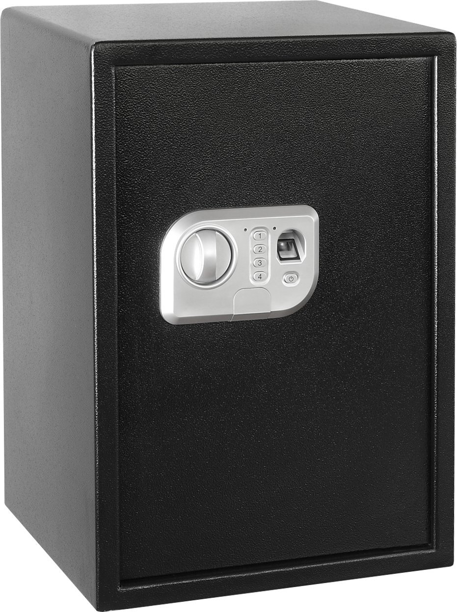Megasat ST-50 FP – Tresor mit Fingerprint, Volumen 42,5 l – Schwarz