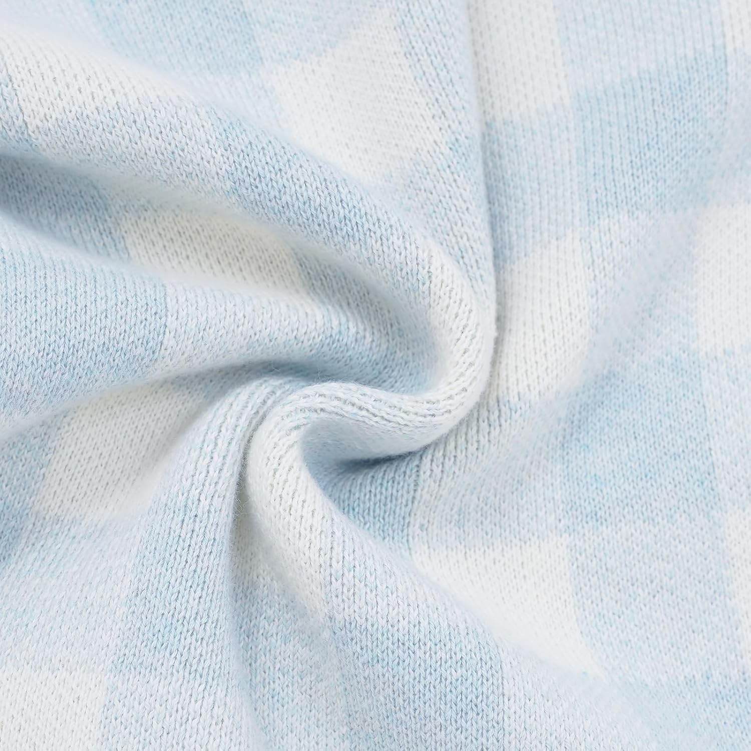 Avibae Knit Baby Sweater, Cotton Thermal Clothes for Newborn Infant, Baby Boys and Girls Plaid Romper - Image 4