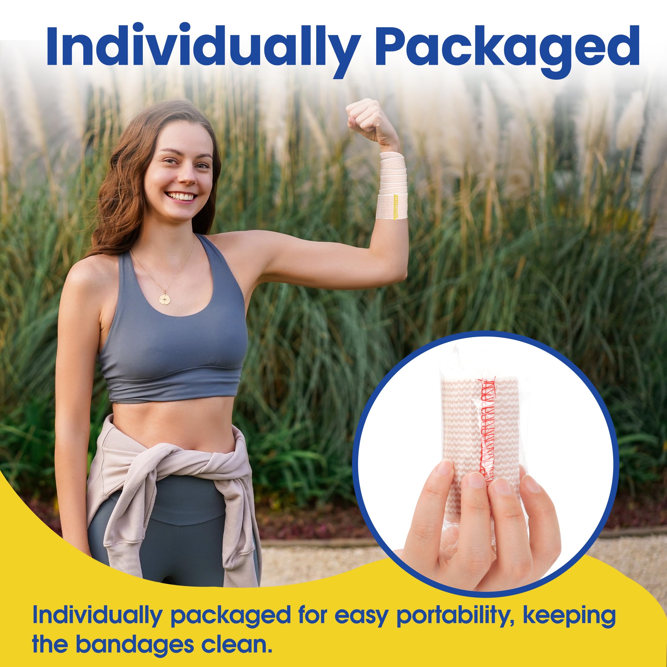 Amazon.com: ZJCCTO 4 Pack Elastic Bandage Wrap | 3