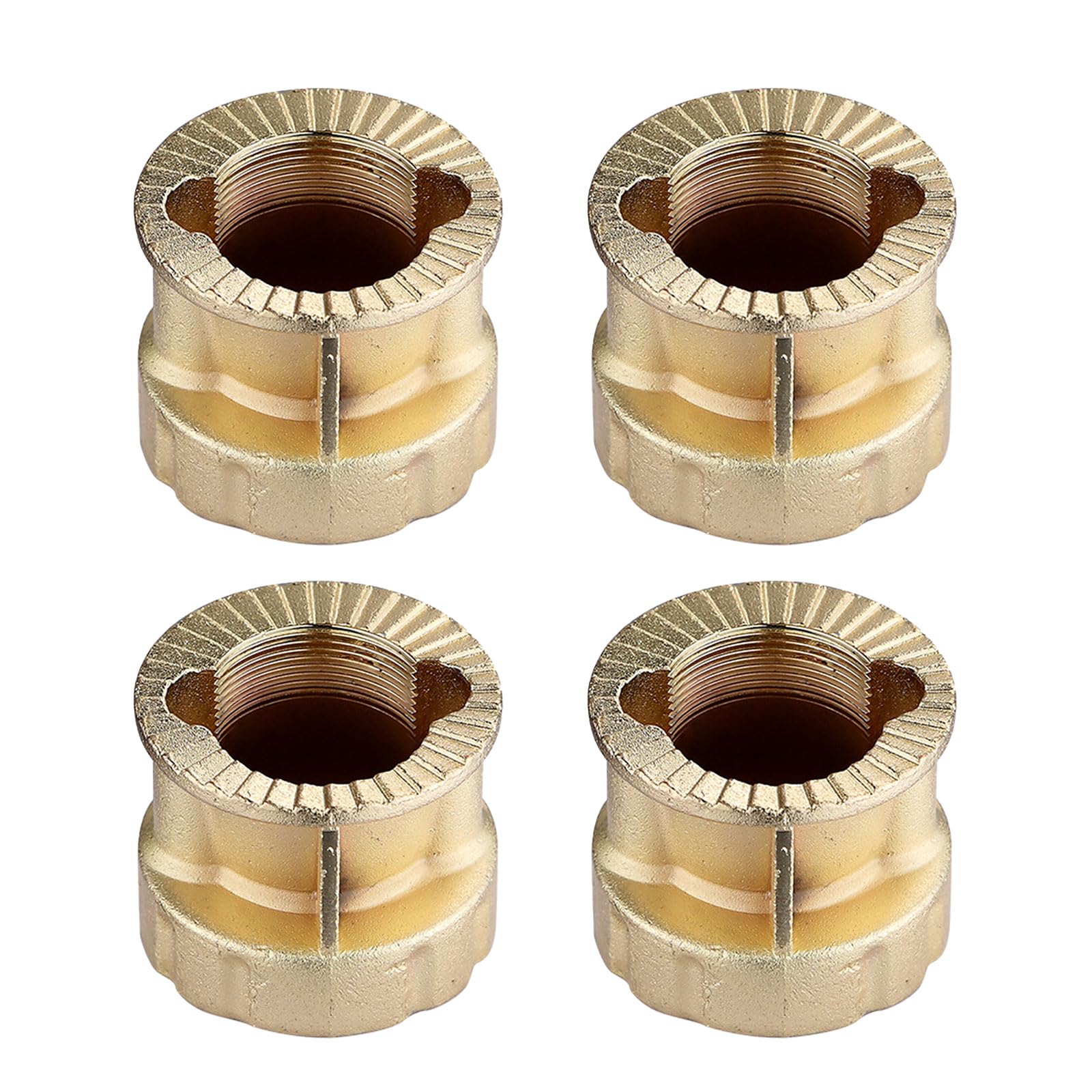Jazuaiao 4Pcs & Stable Faucet Attachment Versatile Sink Faucet Accessory Fix Mounting Nut For Home Public Place Stable And Secure Foot Screw Nut
