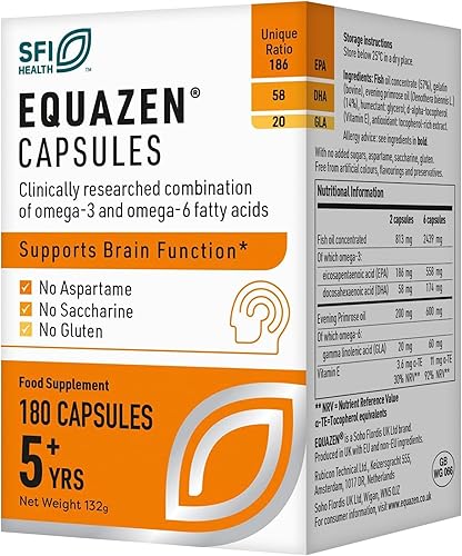 Equazen Eye Q Omega 3 y 6 180 cápsulas