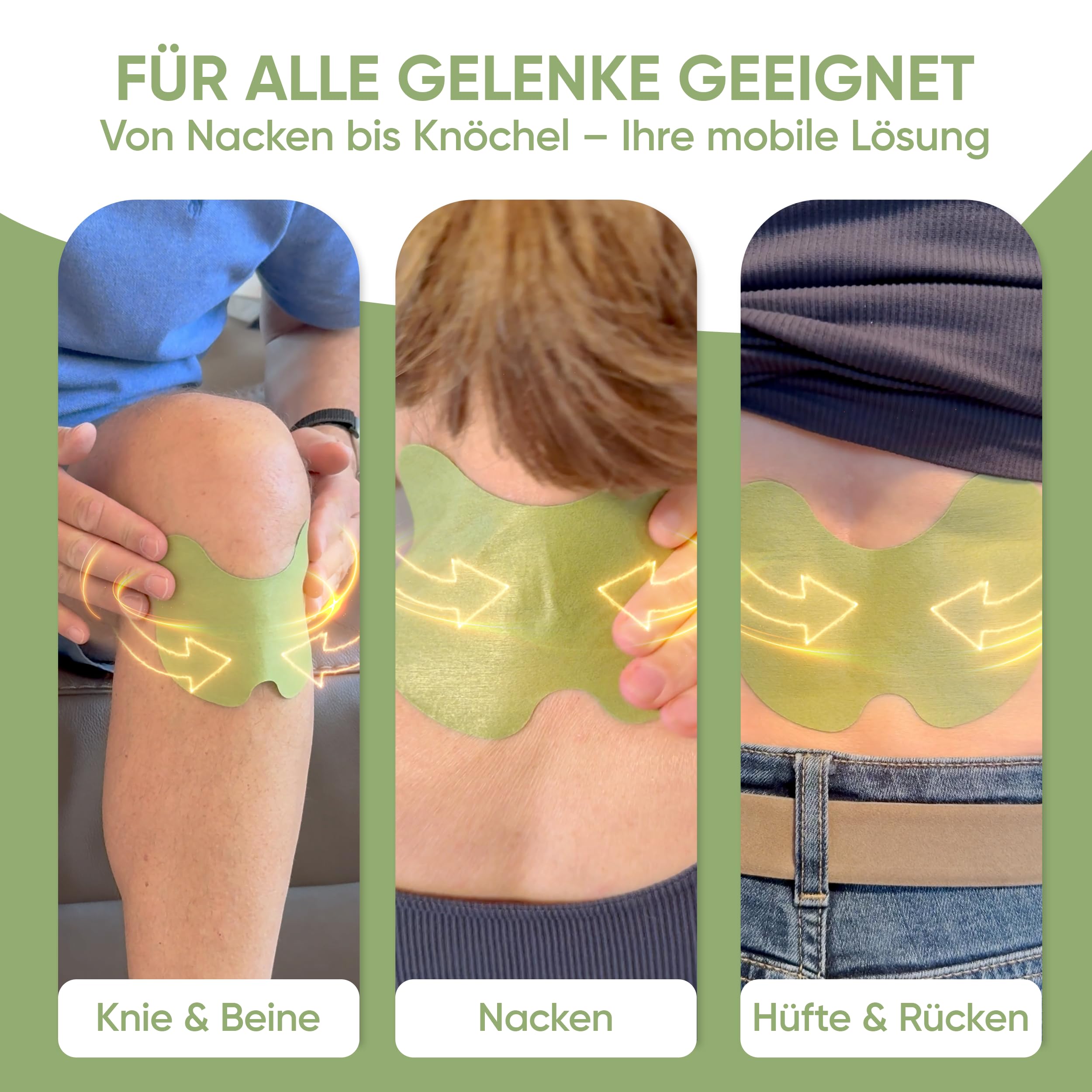 Wellpursan Magic Heal Gelenk Pflaster (24 x) – wärmendes Schmerzpflaster für Gelenke und Knie mit natürlichen Kräutern – Wärme zur Unterstützung bei Gelenkbeschwerden und Verspannungen