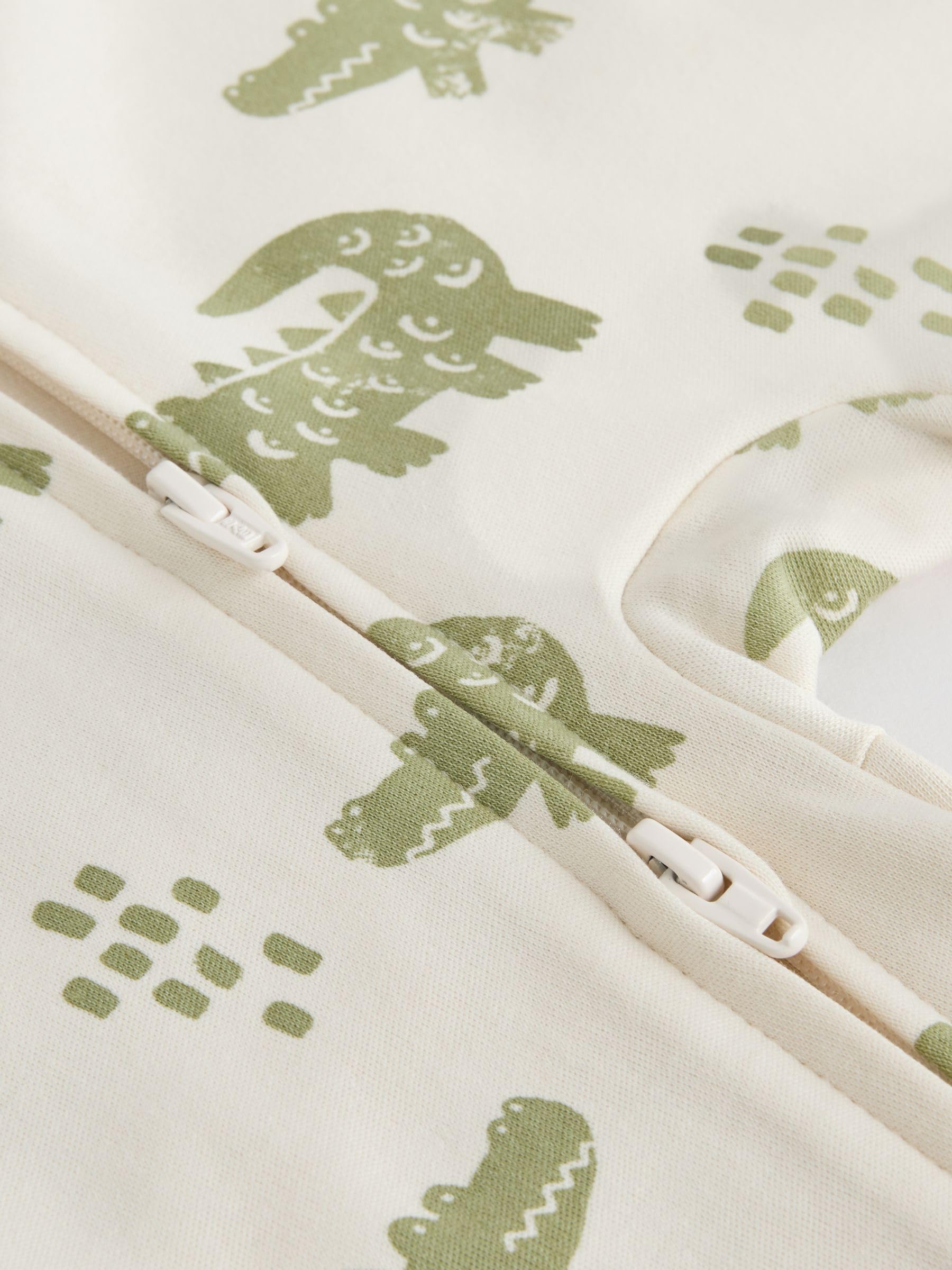 NEXT Bambini Confezione da 3 Tutine Bebè con Zip bidirezionale | Neonato, Standard, Mid Rise, Button, 100% cotone