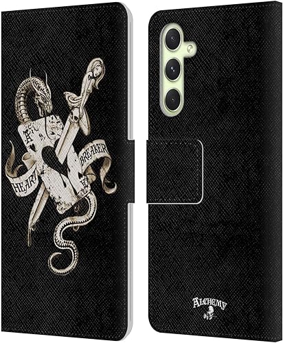 Miniatura 10 de Head Case Designs Officially Licensed Alchemy Gothic Mjolnir Hammer Illustration Leather Wallet Case Compatible with Samsung Galaxy A54 5G