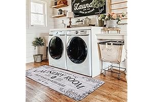 Lahome Farmhouse Laundry Room Rugs and Mats for Laundry Room