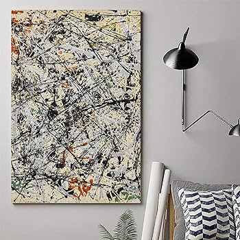 Amazon.co.jp: Jackson Pollockジャクソンポロック偉大な画家名作《No