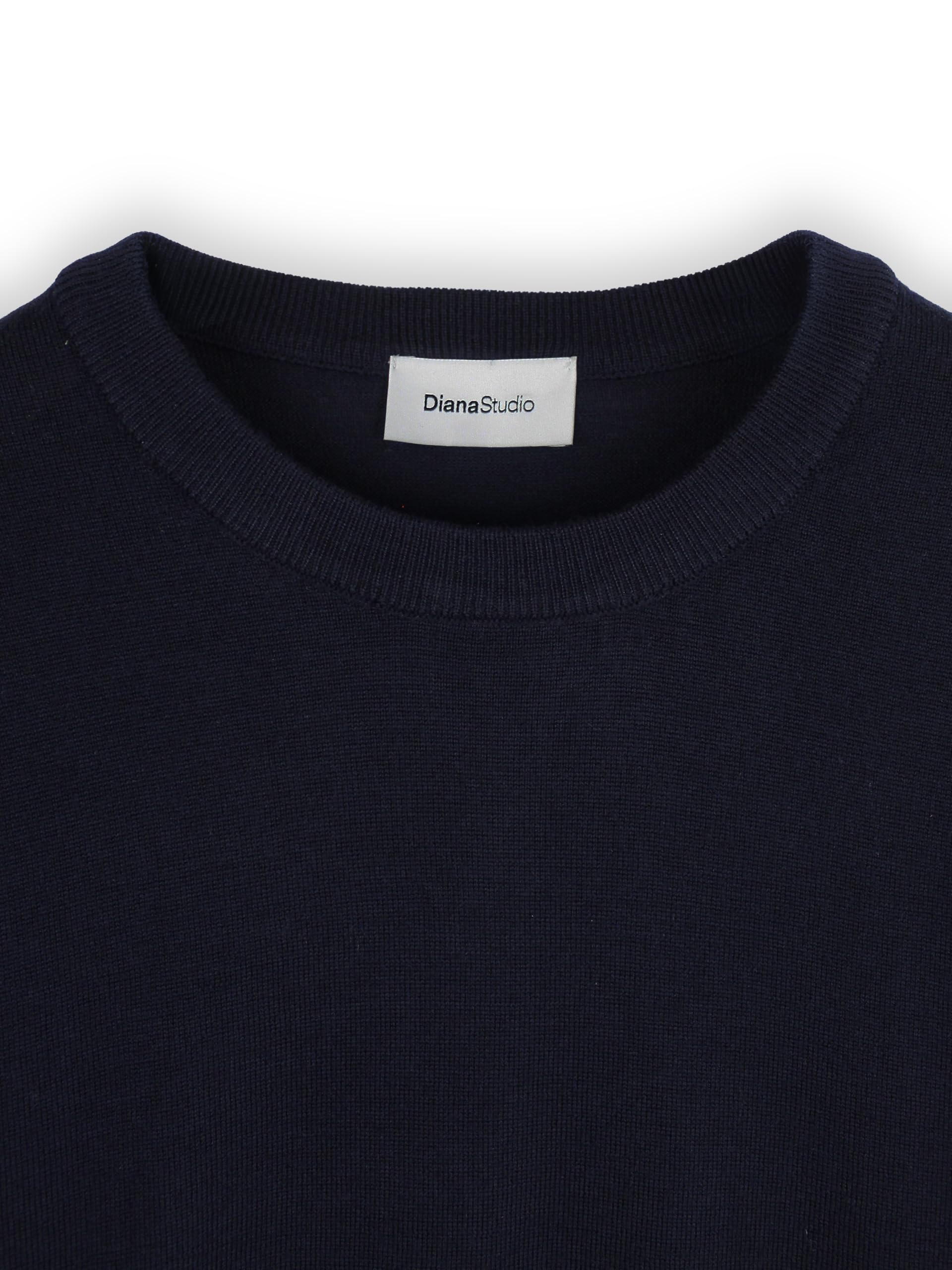 Diana Studio - Maglione Girocollo Basico in 100% Lana Merino, Uomo, Tinta Unita, Maniche Lunghe, Regular Fit