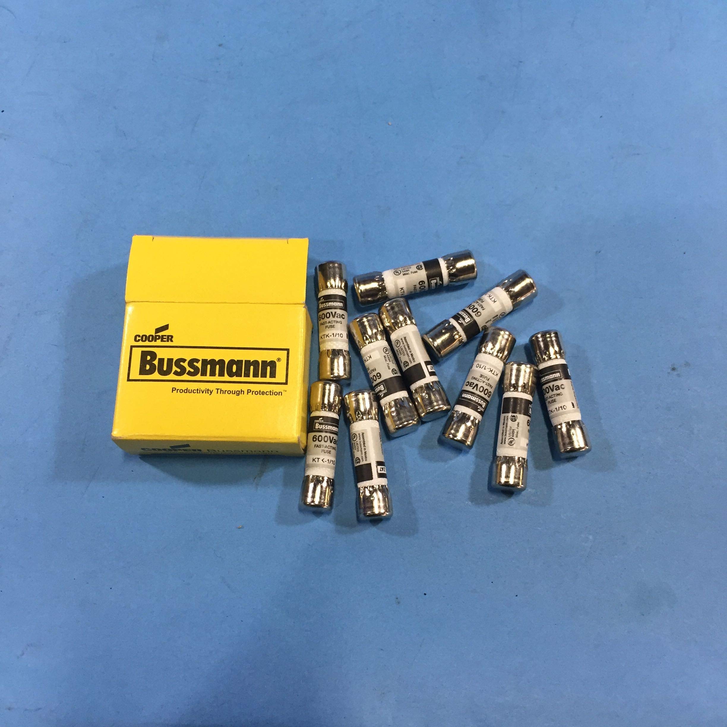 Bussmann KTK-8 Fuse Bussmann KTK-8 / KTK-8A 8 Amp 600V Fast-Acting Fuse – Original Equipment – Industrial Grade Bussmann Fuse - Foto 6
