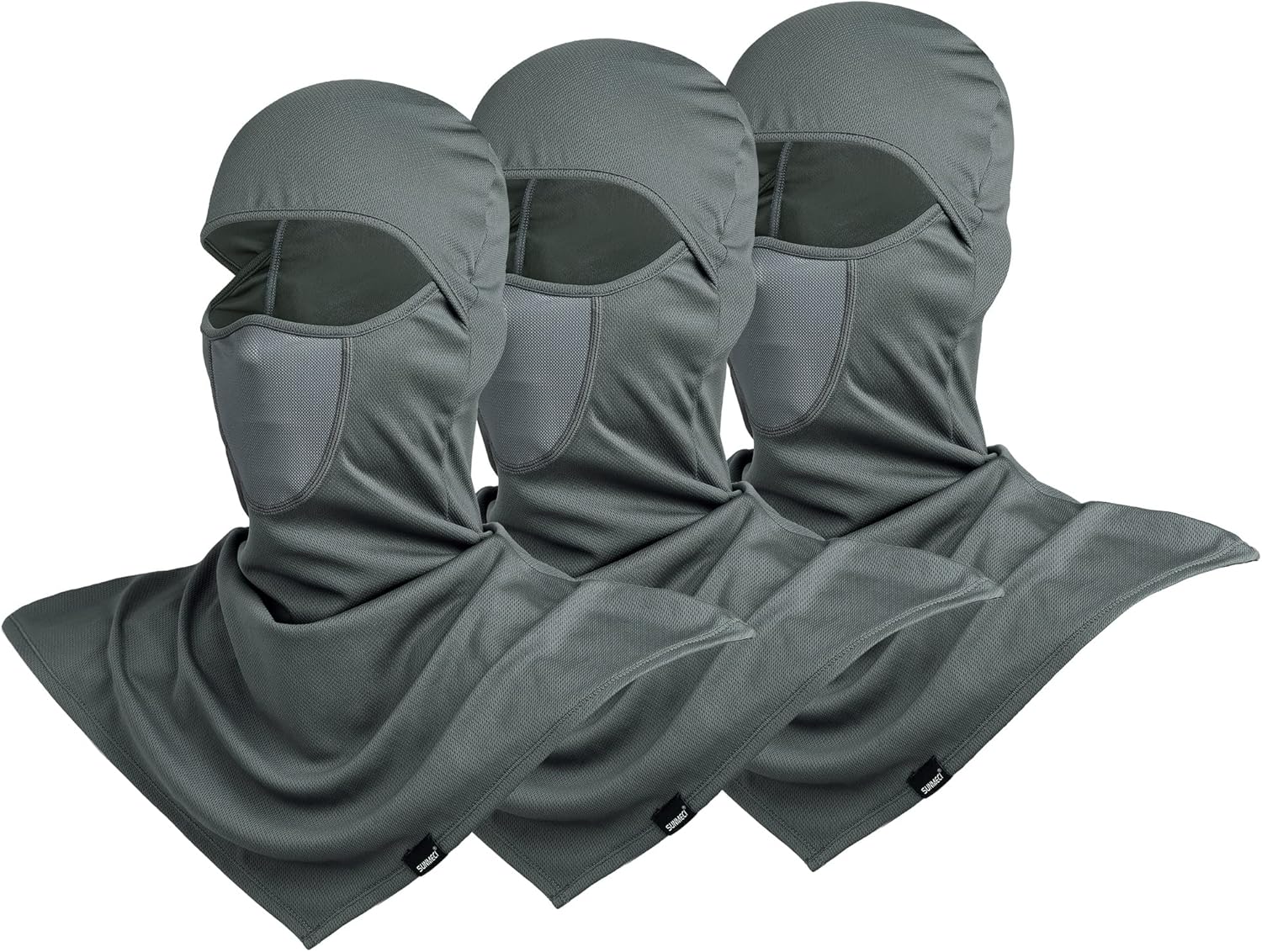 3 Pieces Balaclava - Summer Sun Protection Motorcycle Fishing Sun mask Breathable Windproof Long Face Mask for Men Women