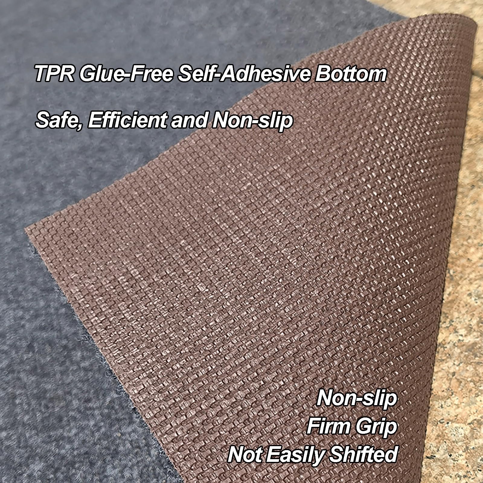 Paquete de 10 peldaños personalizables, reutilizables, sin adhesivo, fácil instalación, color gris, 80 x 25 cm, ideal para seguridad y comodidad en los escalones