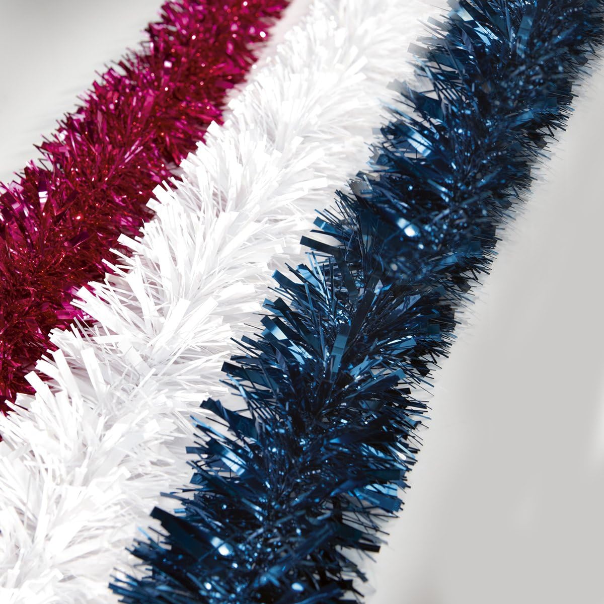 2m x 100mm Luxury Tinsel (White)