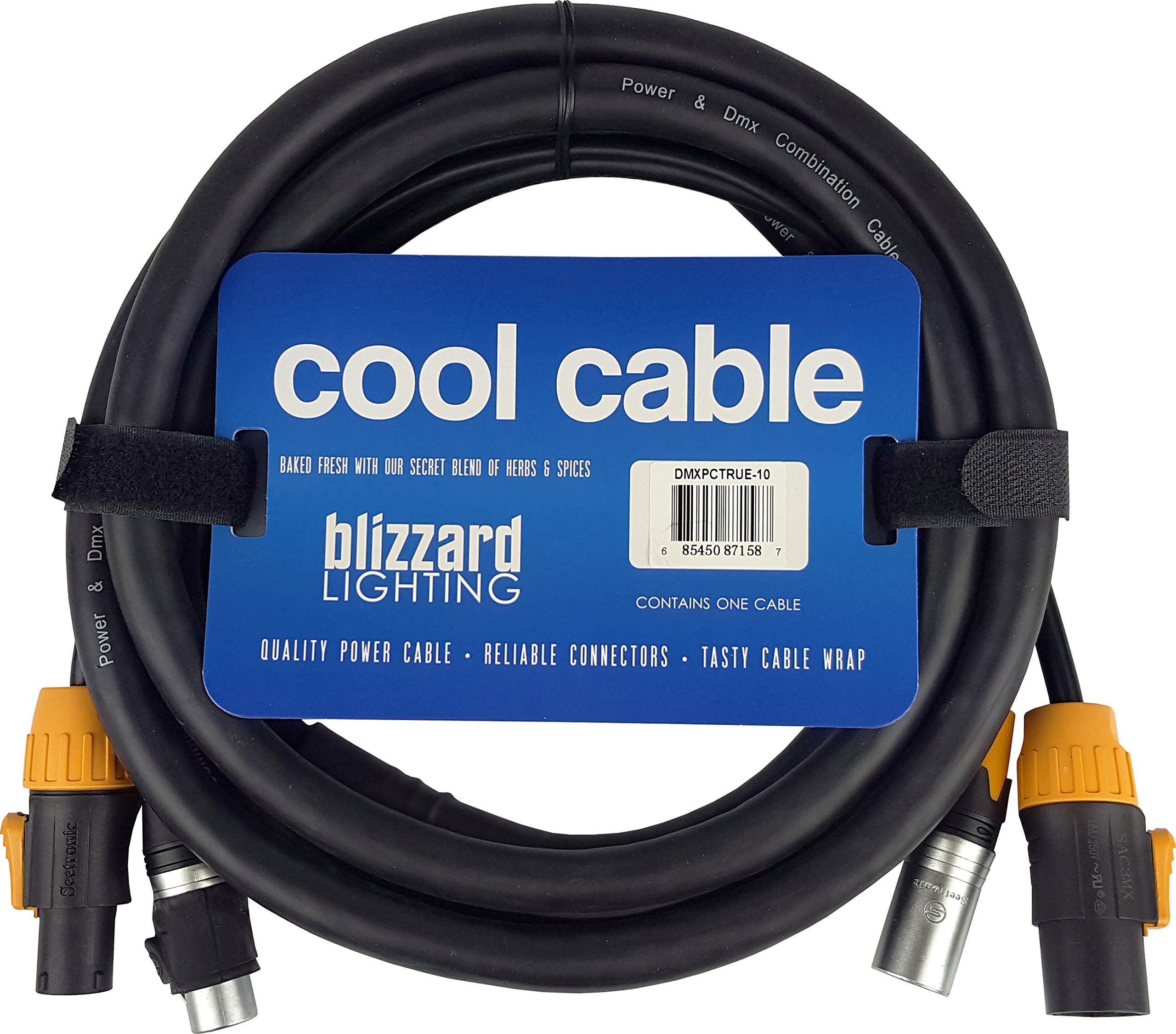 Blizzard Lighting Cool Cables True1 Compatible + DMX Combo (10ft/3-pin)