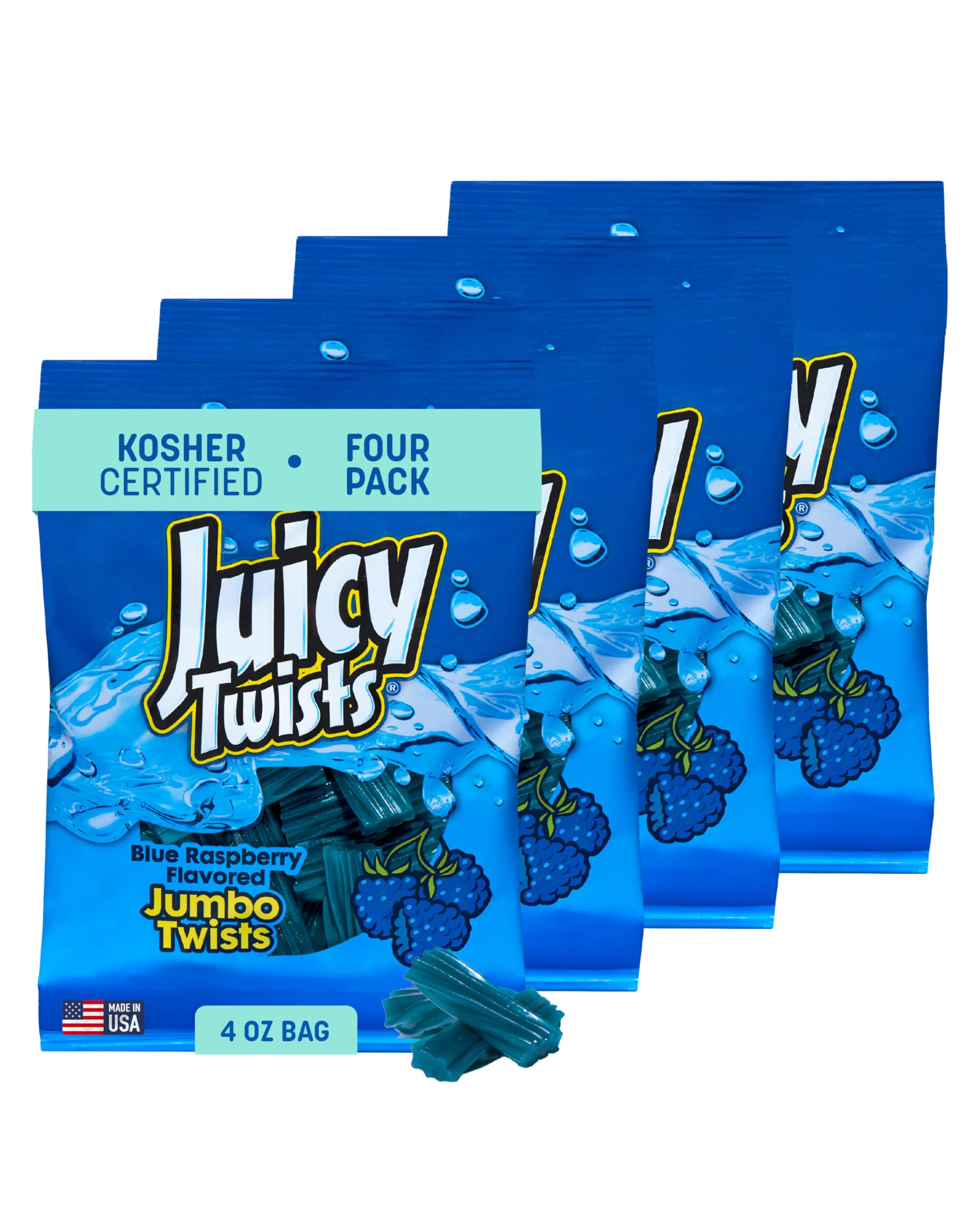 Amazon.com : Juicy Twist Premium Licorice Candy 4 Ounce Blue