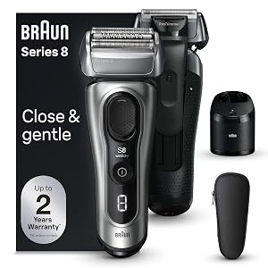 Braun Series 8 8567cc Electric Razor for Men 4 1 Shaving Elements Precision Long Hair Trimmer 5in1 SmartCare