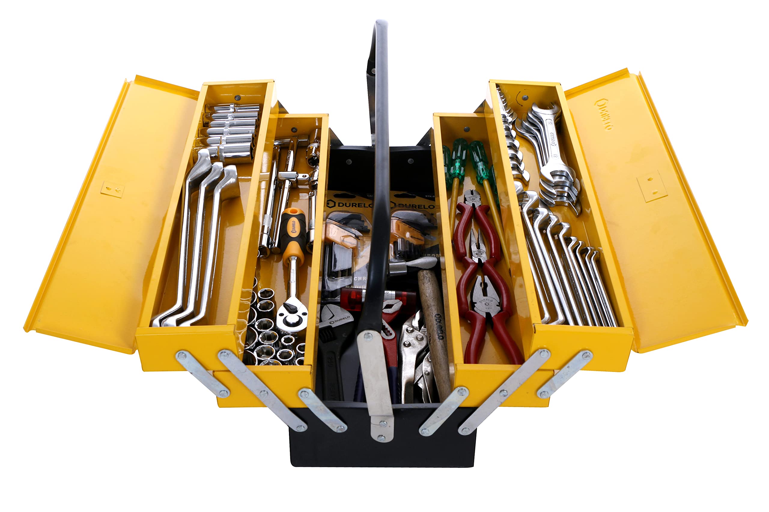 DURELO DKT-87, Multi Tool Set With Tool Kit Box for Professionals & DIY use in Home, Workshop & Garage (Yellow & Black, 87 Pieces) (B0B2LGJNCG) Amazon Price History, Amazon Price Tracker