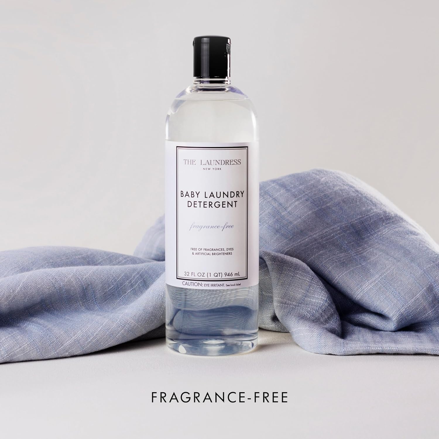 The Laundress Fragrance Free Baby Laundry Detergent, Double Concentrated, 62 loads, Pediatrician tested, Tough on Baby Stains, Liquid Laundry Detergent, 32oz The Laundress Fragrance Free Baby Laundry Detergent, Double Concentrated, 62 loads, Pediatrician tested, Tough on Baby Stains, Liquid Laundry Detergent, 32oz