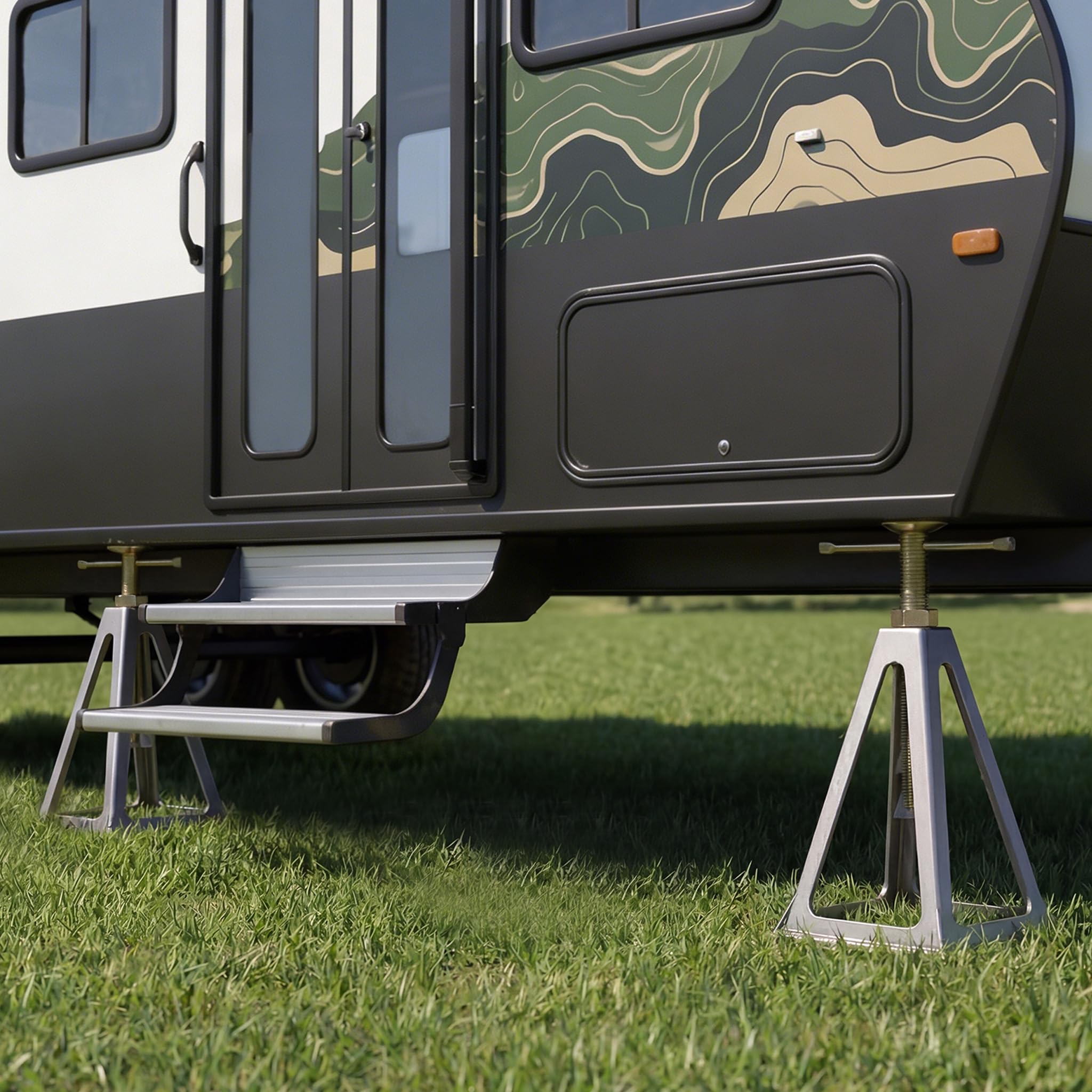 Bastidores de aluminio para caravanas y remolques Bastidores de 4 piezas