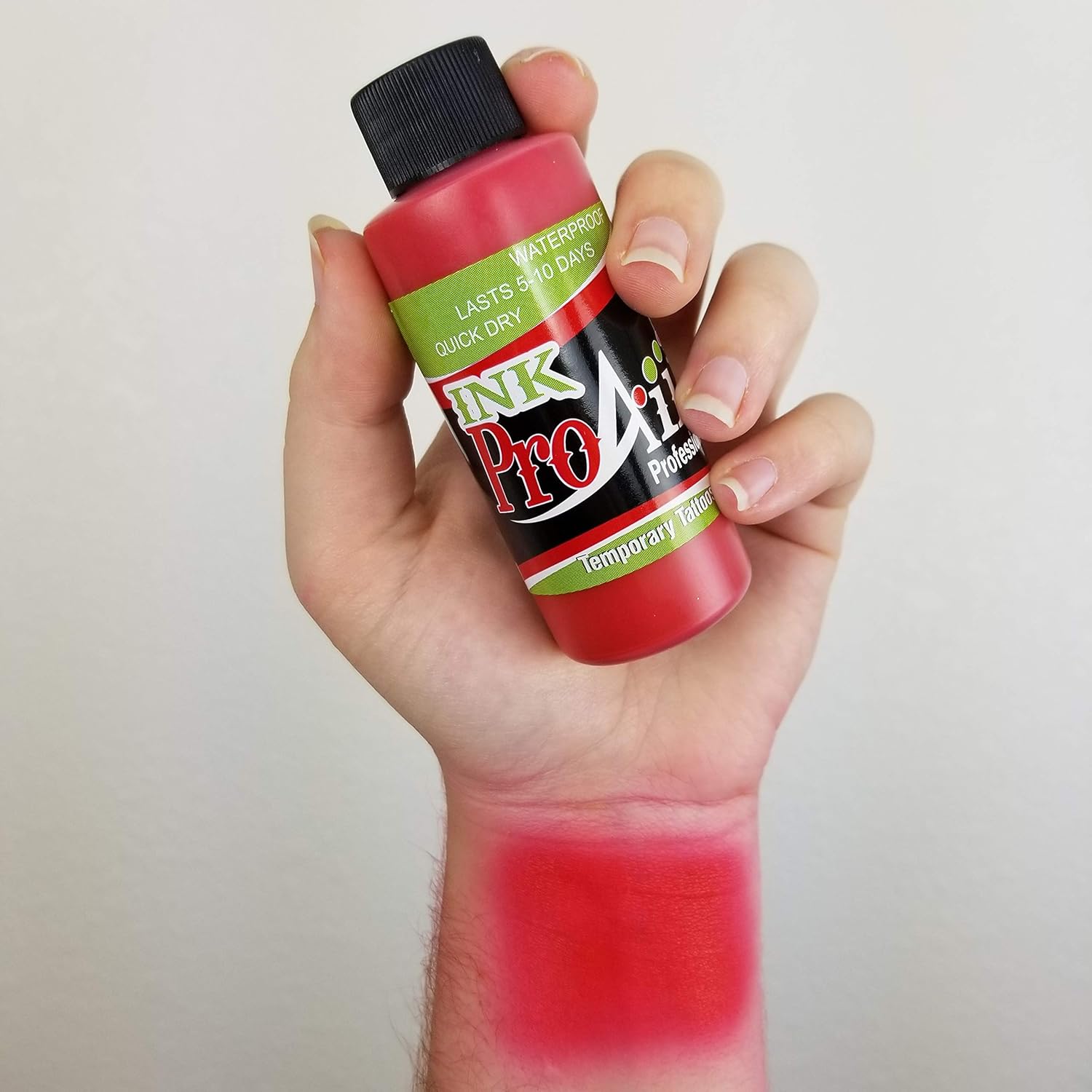Body Paint - ProAiir Temporary Tattoo Ink - 4.2 oz (120ml) Lipstick Red