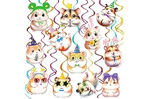 Guinea Pig Party Supplies: Celebrate with Hanging Swirls and Streamers!