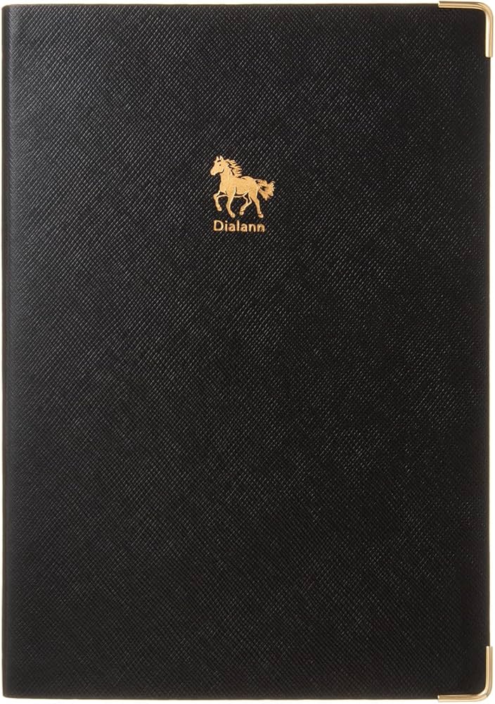 Amazon.co.jp: ラコニック 手帳 2026年 B6 ウィークリー 干支 ブラック