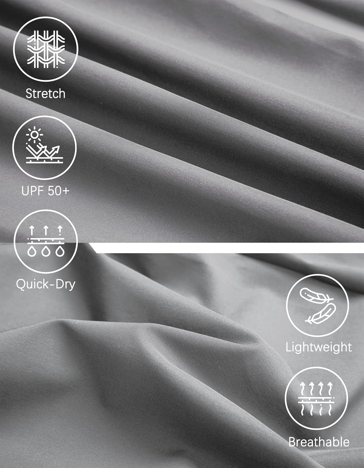 Men's Lightweight Quick Dry Hiking Running Pants Outdoor Sports Breathable Zipper Pockets Athletic Work Pants - Image 6