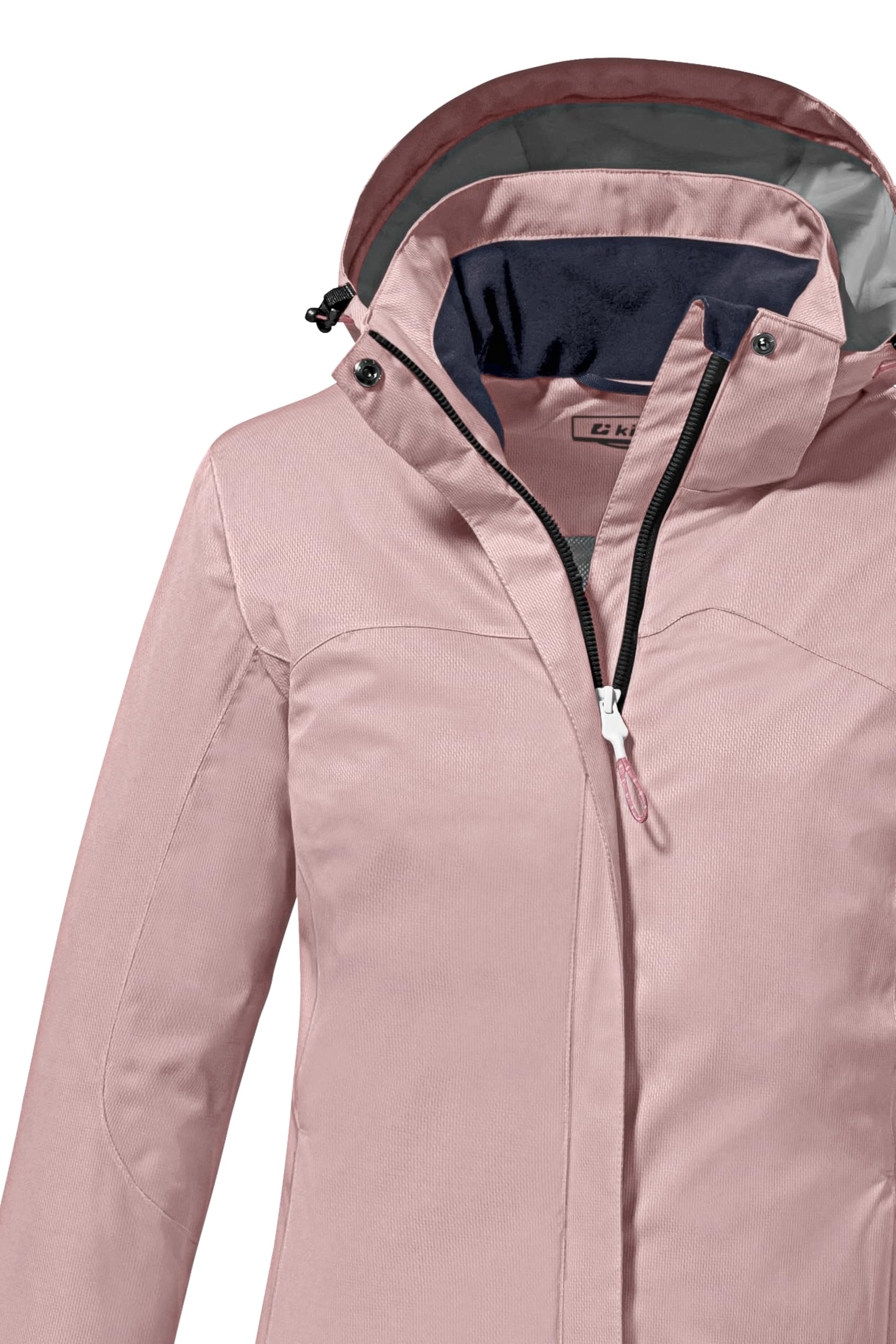 killtec Damen Funktionsjacke/Outdoorjacke mit abzippbarer Kapuze KOS 133 WMN JCKT, malve rose, 54, 38383-000