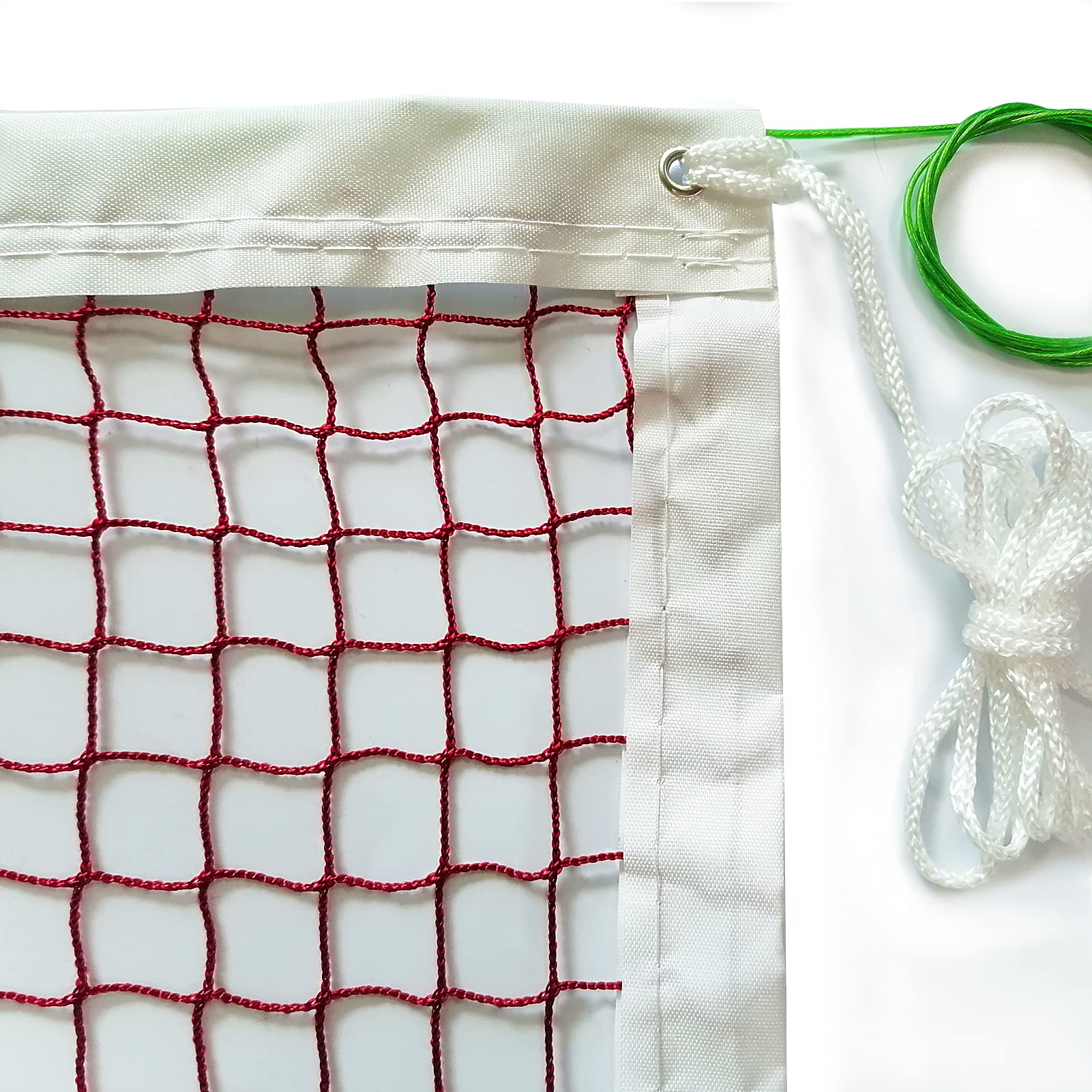 DOURR Badminton Tournament Net with Rope Cable (20 FT x 2.5 FT) ((with Steel Rope Cable))-image-40