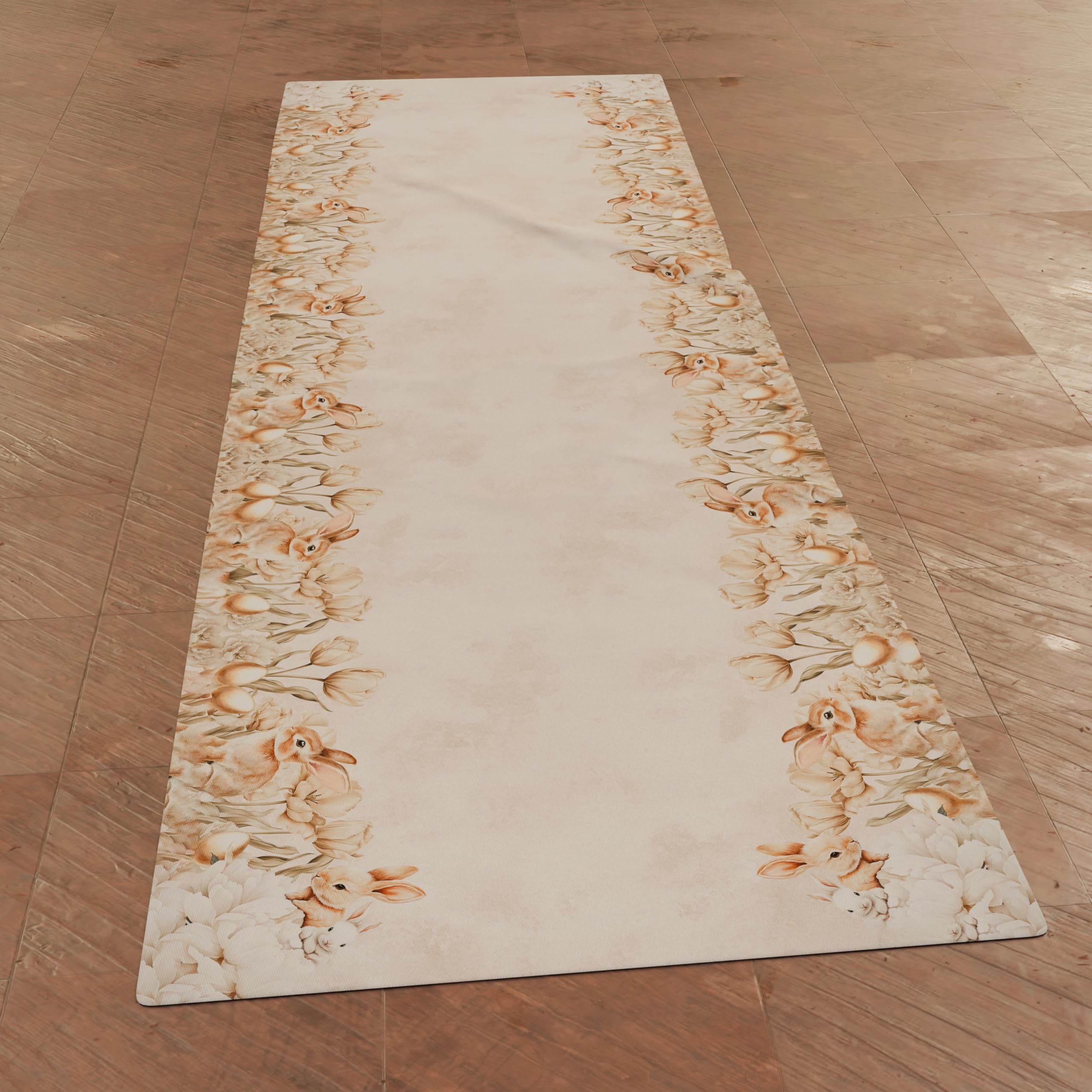 PETTI Artigiani Italiani, Easter Table Runner, Table Runner in Digital Print, 100% Made in Italy, Sweet Easter - Image 3